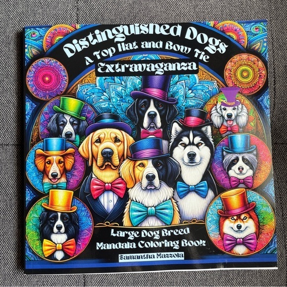 Other - Distinguished Dogs: Large Breed Dog Mandala Coloring Book